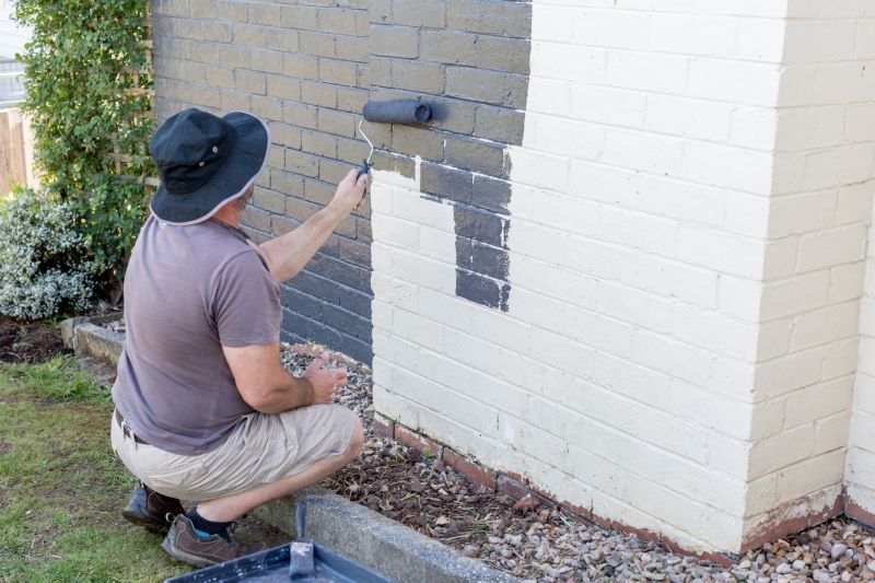 Local Brick Paint Removal pros at work